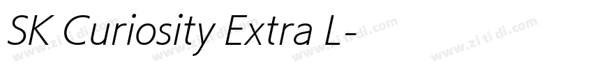 SK Curiosity Extra L字体转换